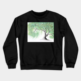 Jade Blossom Tree Crewneck Sweatshirt